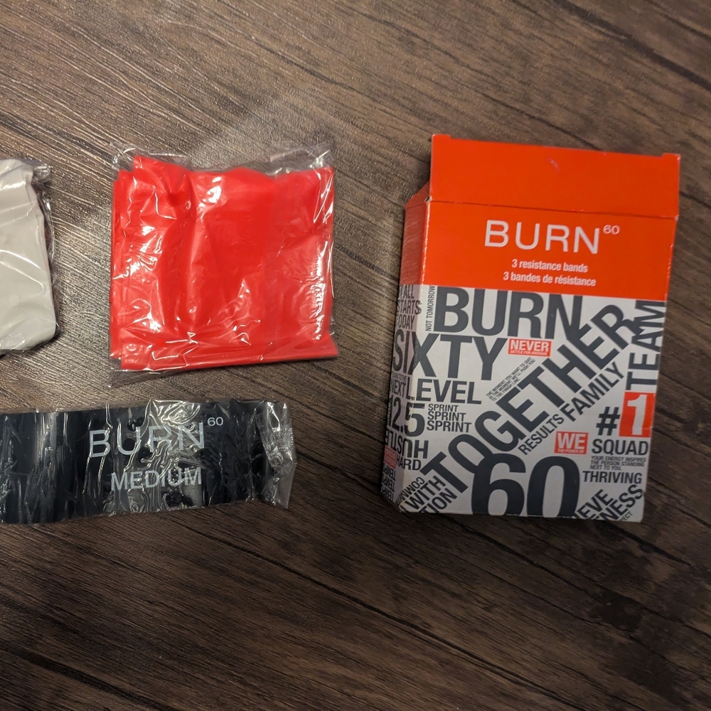 Burn 60 Resistance Bands Set